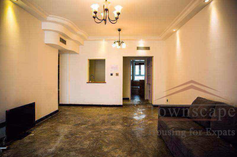 Shanghai apartment with garden 2+1BR Apartment for rent with Porch and Garden at Yueyang Rd