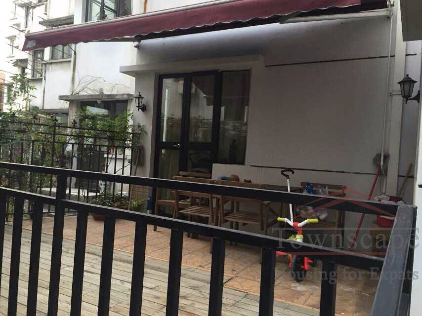Shanghai apartment for rent 2+1BR Apartment for rent with Porch and Garden at Yueyang Rd