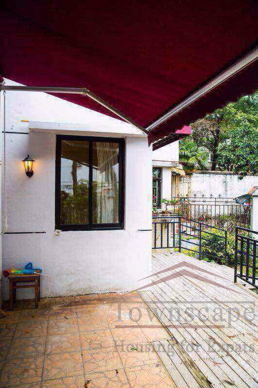 Shanghai apartment for rent 2+1BR Apartment for rent with Porch and Garden at Yueyang Rd