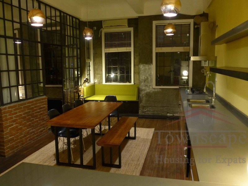 Embankment Building Shanghai 2BR Apartment for rent at Suzhou River/North Bund Industrial Chic