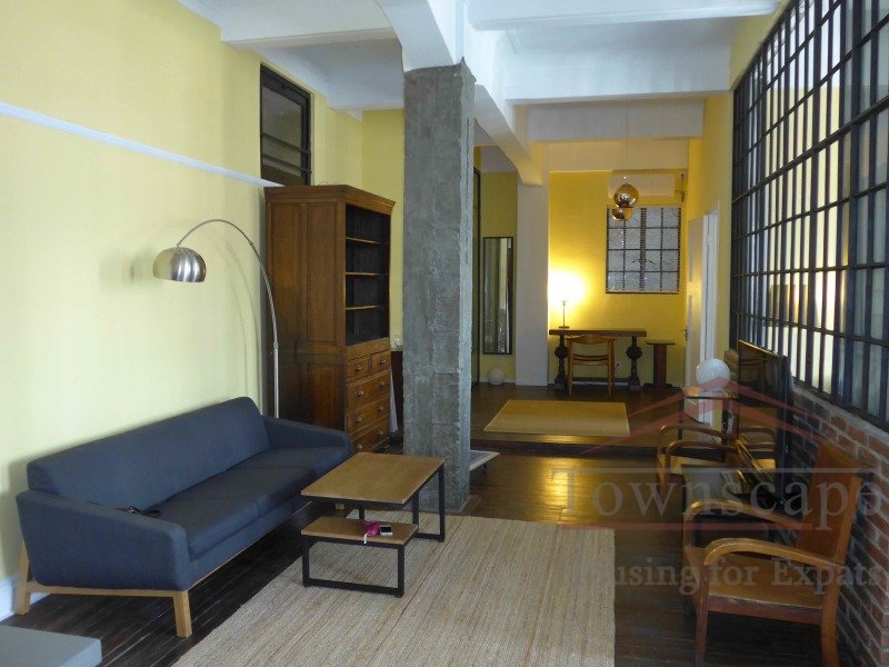 Embankment Building Shanghai 2BR Apartment for rent at Suzhou River/North Bund Industrial Chic