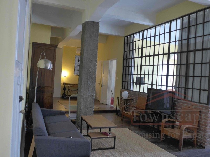Embankment Building Shanghai 2BR Apartment for rent at Suzhou River/North Bund Industrial Chic