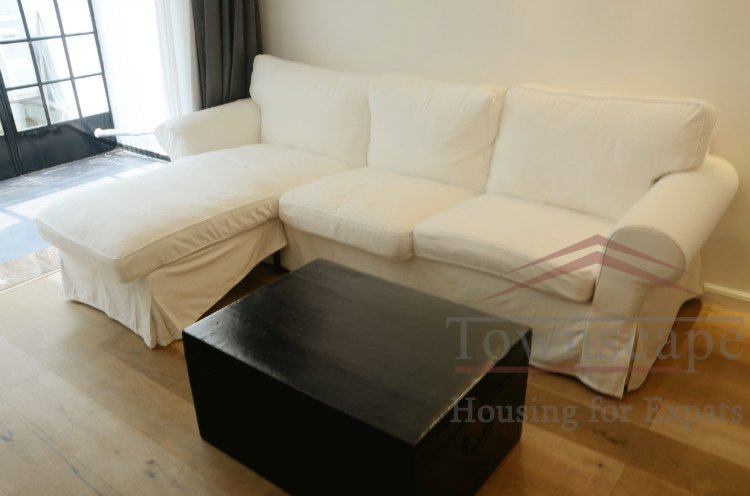 Shanghai lane house for rent 2BR Lane House with garden on M Fuxing Road