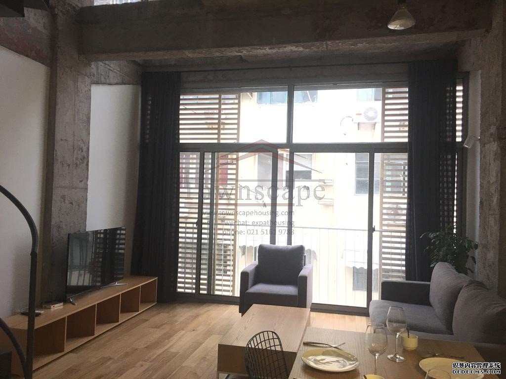  Industrial Chic 2BR Service Apartment at Hongqiao Rd