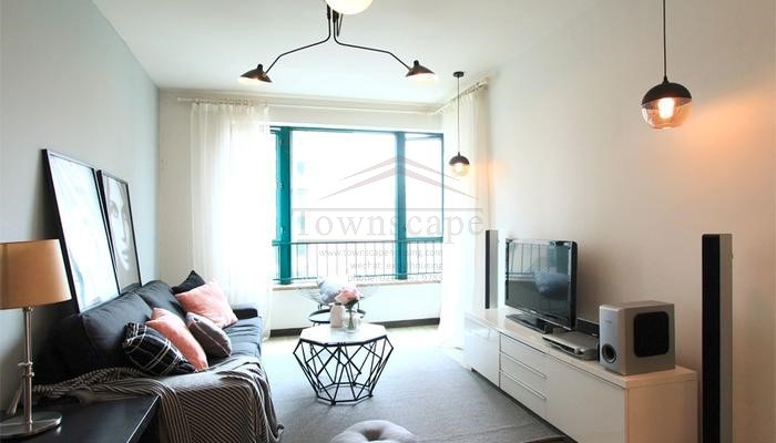  Sunny 2BR Apartment for Rent in Shanghai Xujiahui