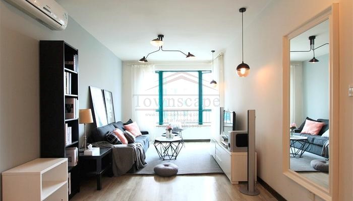  Sunny 2BR Apartment for Rent in Shanghai Xujiahui