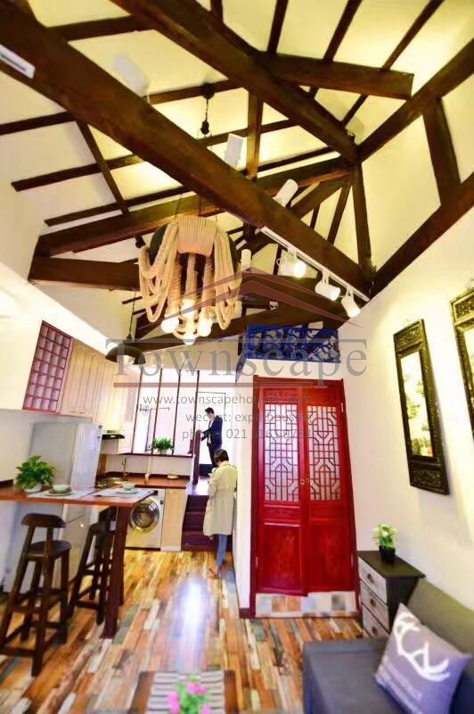  Rustic 1BR sanctuary with Charm in Xuhui, Downtown