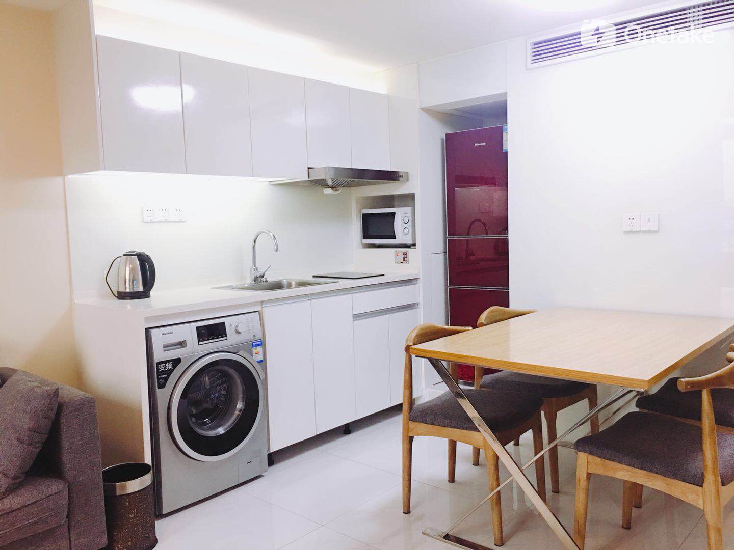  Modern 2BR Duplex in Putuo near Metro 3 and 4