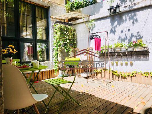  Nice 1BR Loft with Private Yard near Jiashan Market