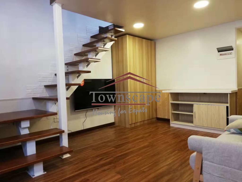 renovated apartment in SHANGHAI one bedroom lanehouse apartment for rent in old French Concession