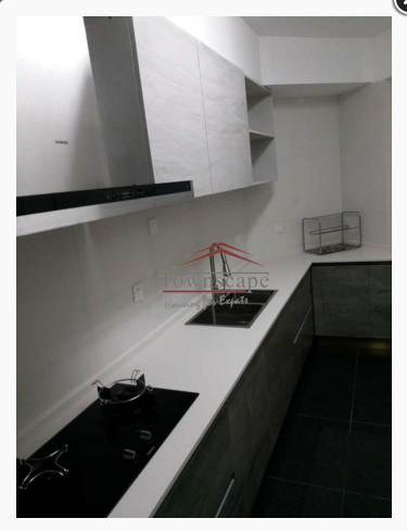 Kitchen in Shanghai Apartment Newly Renovated FFC Spacious Apartment for Rent in Shanghai