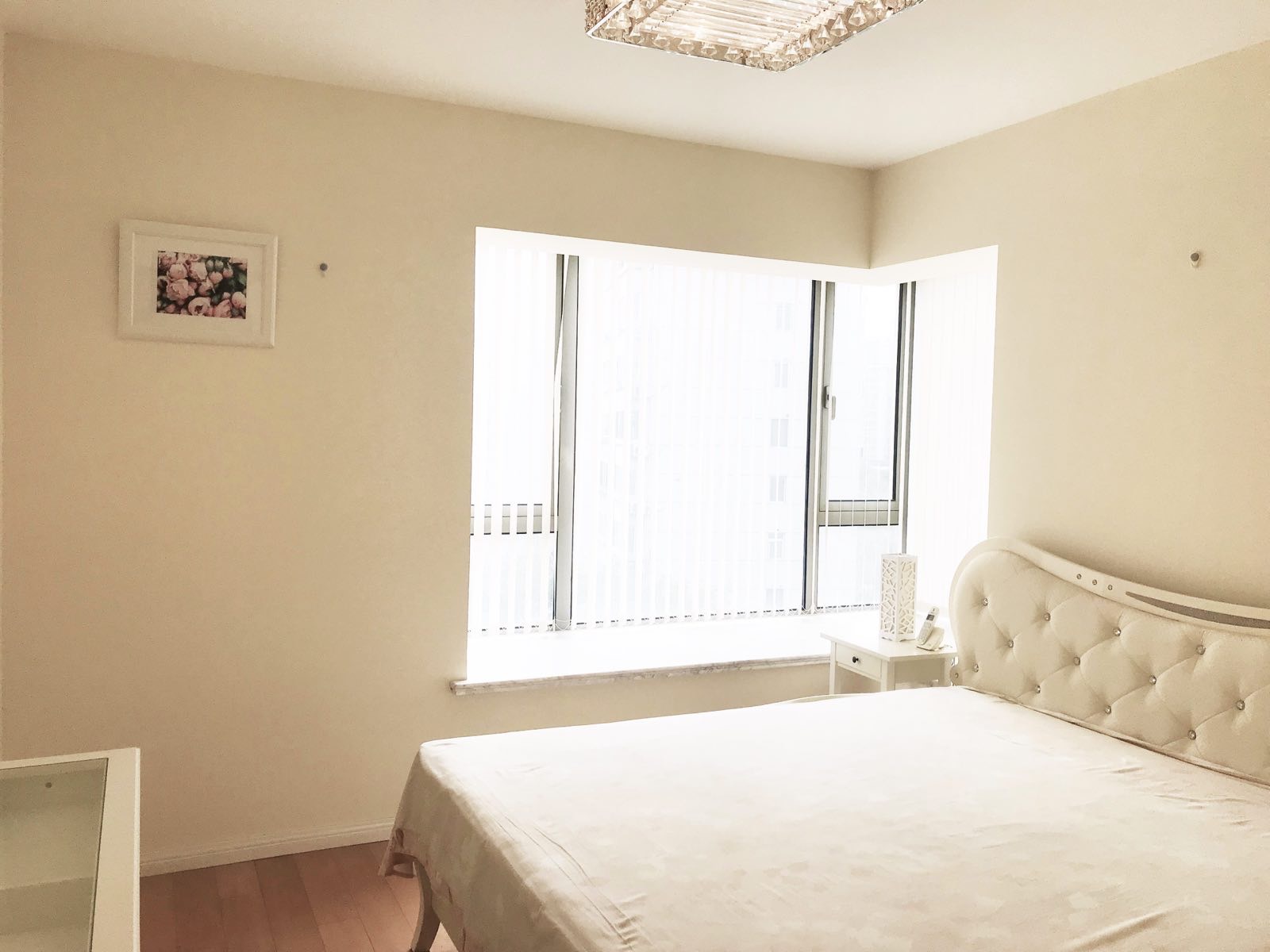 bright bedroom Bright Novel City Apartment in Xujiahui Shanghai for Rent