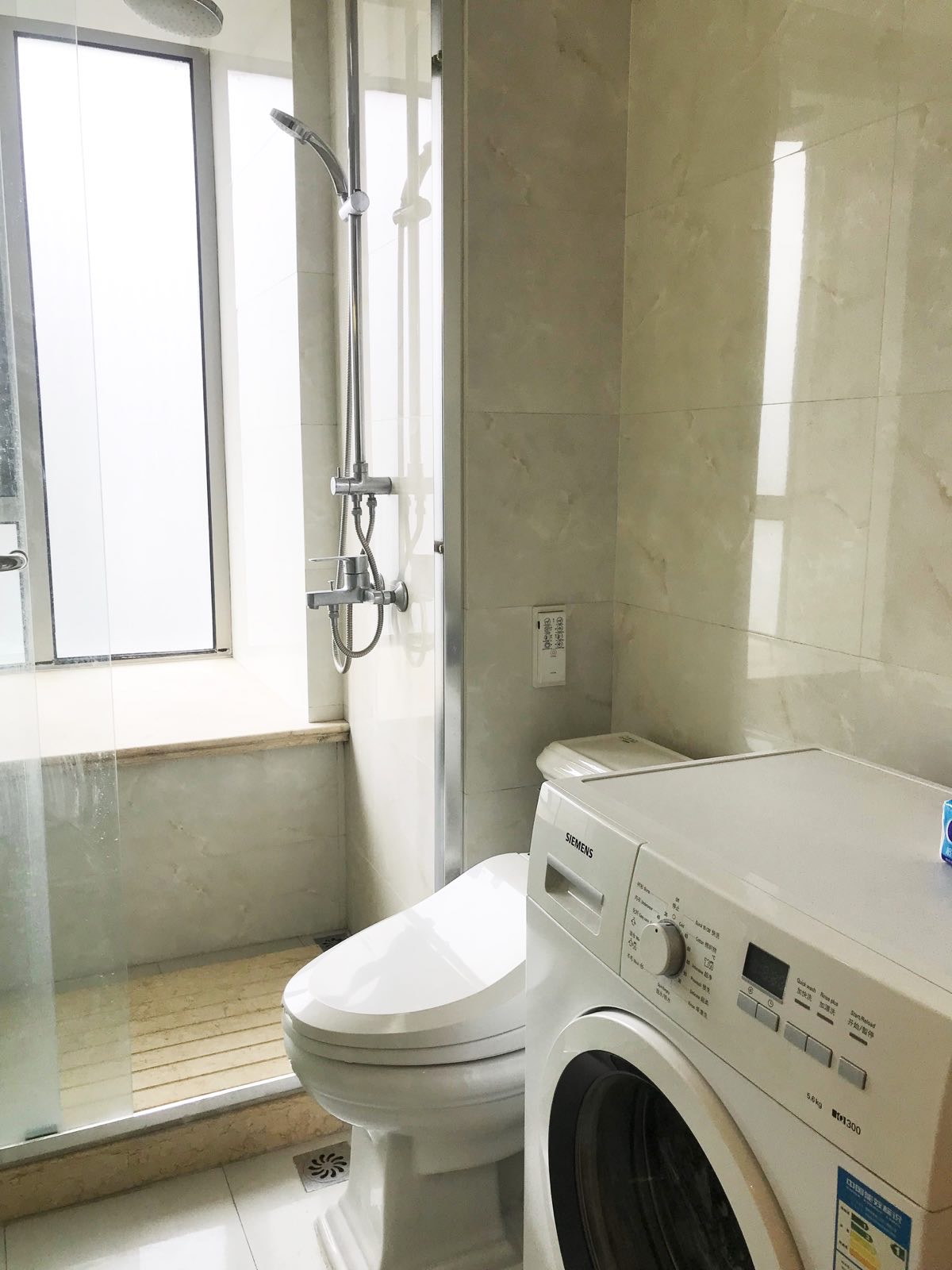 japanese toilet Bright Novel City Apartment in Xujiahui Shanghai for Rent