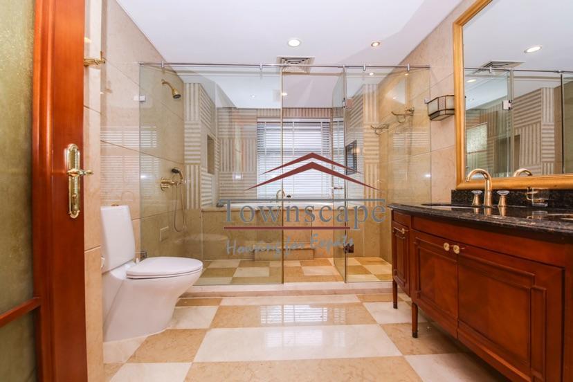 large bathroom Lujiazui CBD VIP Apartment for Rent in Shanghai