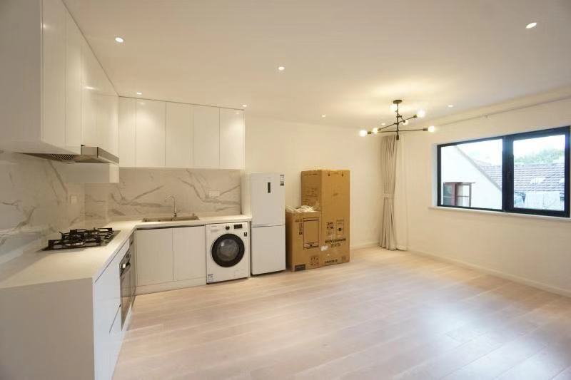 large kitchen area Renovated FFC Apartment for Rent in Shanghai