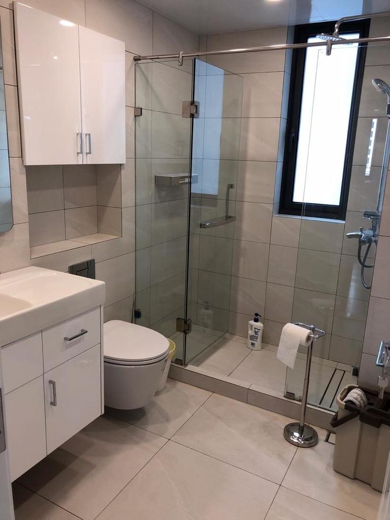 new bathroom Renovated Spacious FFC Apartment for Rent in Shanghai