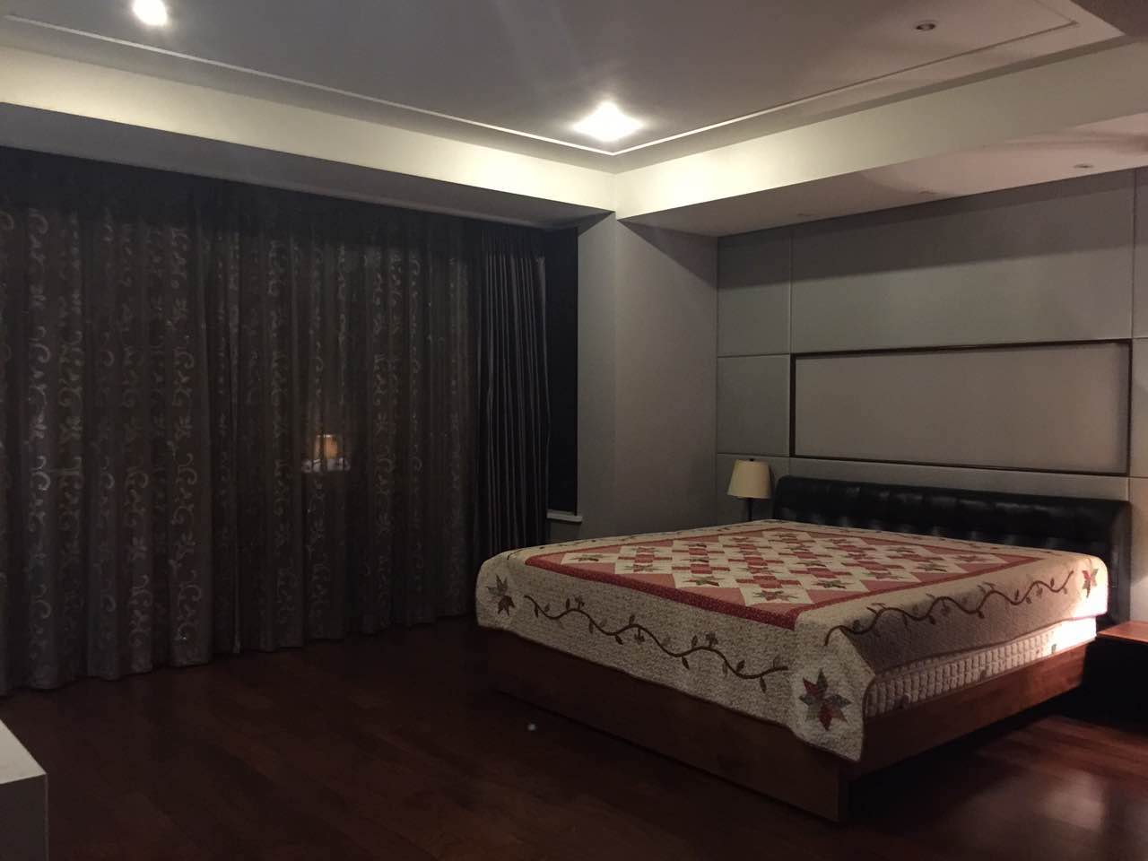 master bedroom 3 Spacious Renovated Green City Apartment for Rent in Jingqiao Pudong