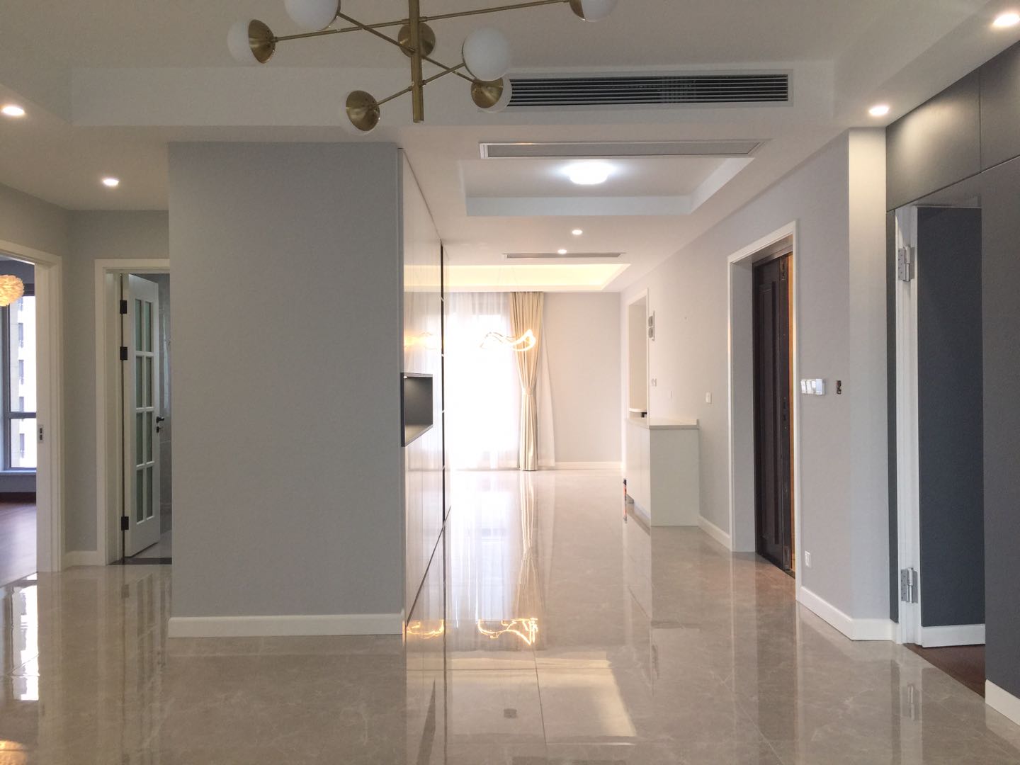 marble floors Brand-new Spacious LJZ CBD Apartment for Rent in Shanghai
