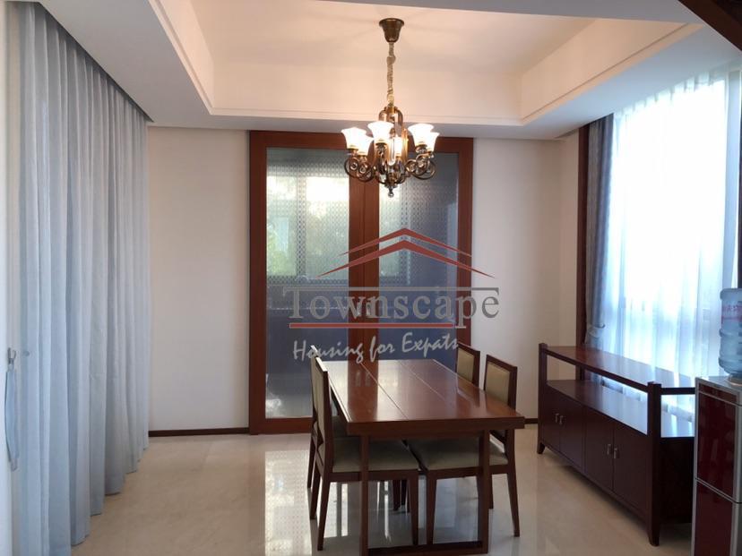 large dinning area Massive New Penthouse in Yanlord Pudong for Rent in Shanghai