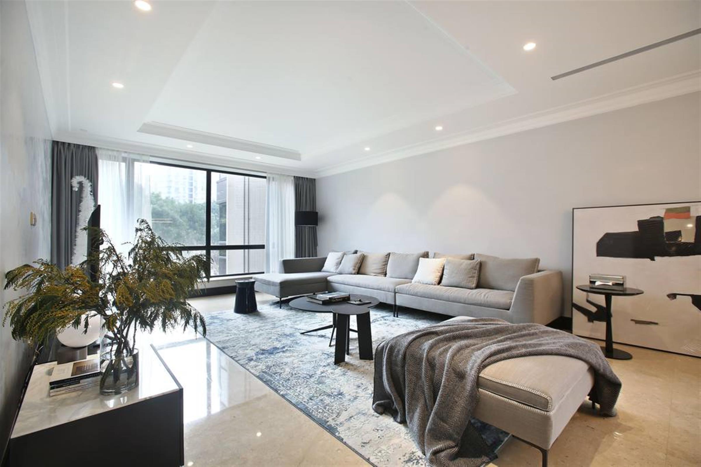 Large Living Area Gorgeous New Spacious FFC Belgravia Apartment for Rent in Shanghai