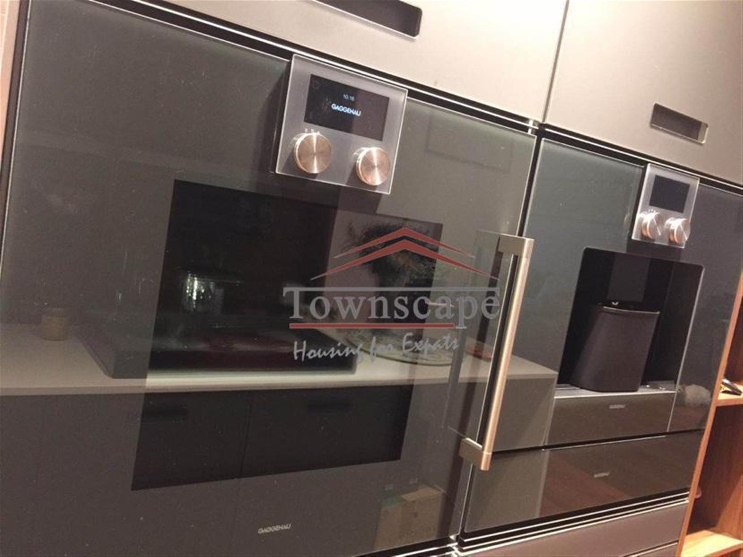 Gaggenau oven and coffee maker Ultra-lux Renovated Sinan Mansions Spacious Apartment in Shanghai for Rent