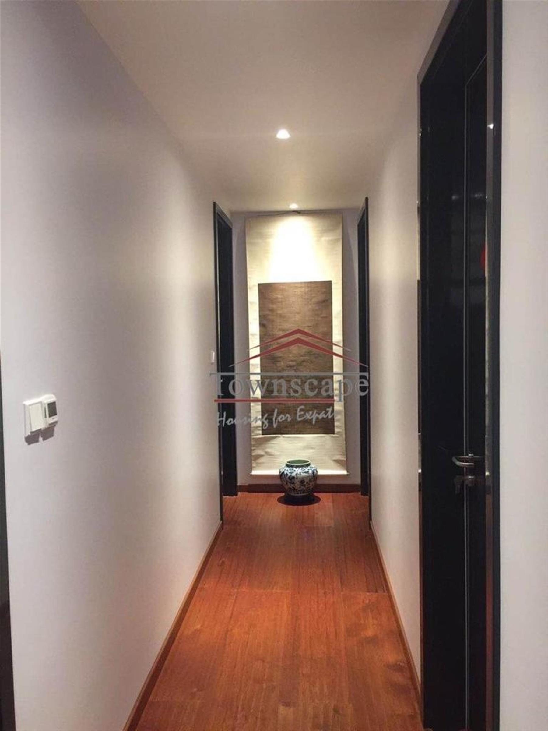 beautiful hallway decorations Ultra-lux Renovated Sinan Mansions Spacious Apartment in Shanghai for Rent