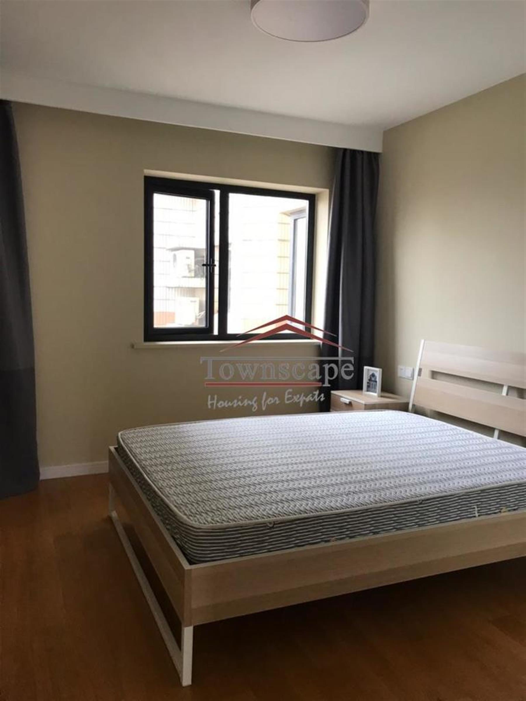 bright bedroom Spacious Convenient Renovated FFC Apartment for Rent in Shanghai