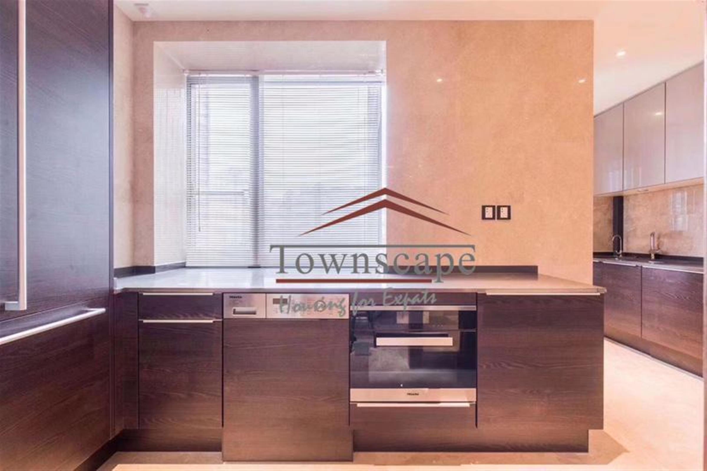 Oven and dishwasher Luxury New Spacious Xintiandi Apartment for Rent in Shanghai