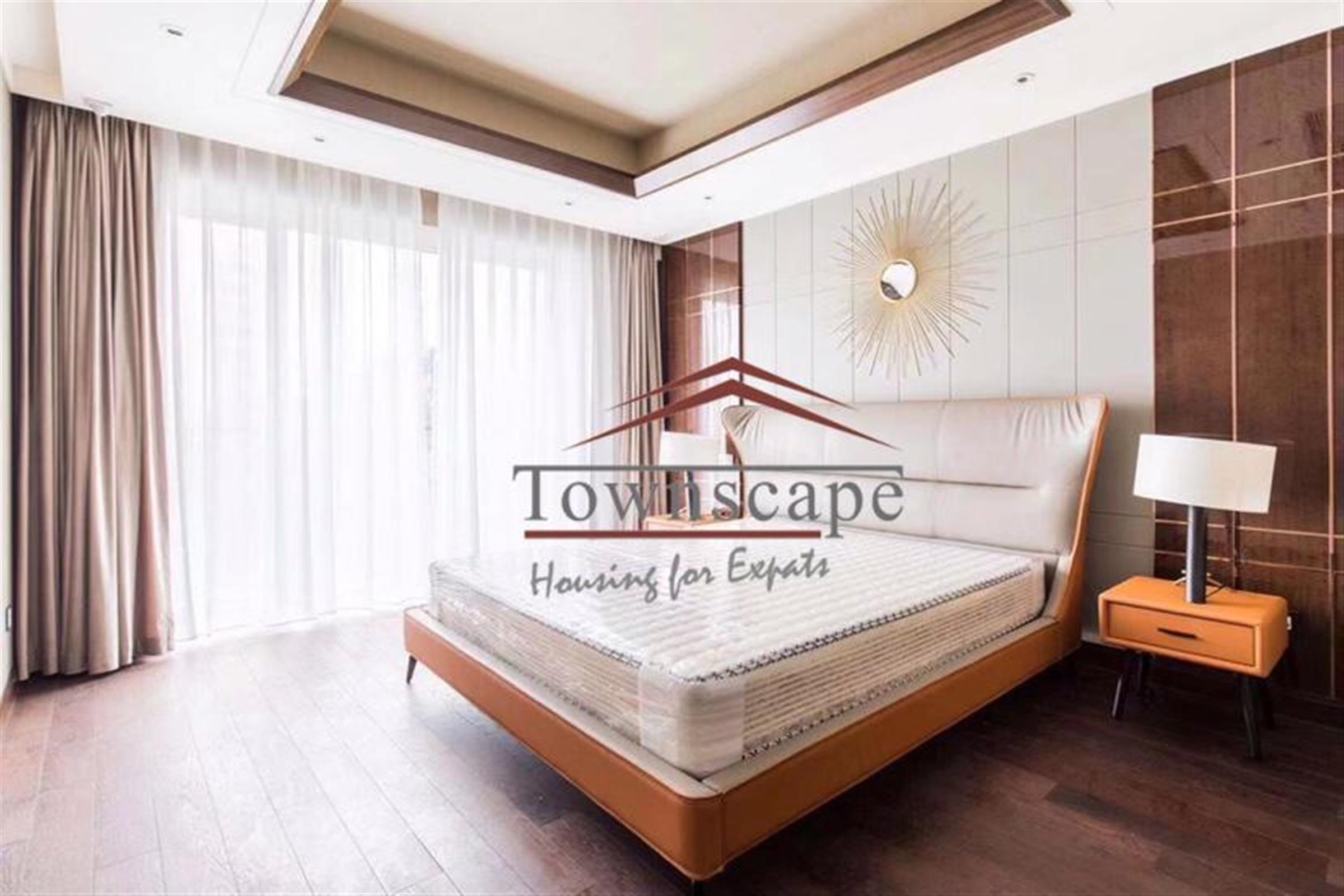 New Bedroom Luxury New Spacious Xintiandi Apartment for Rent in Shanghai