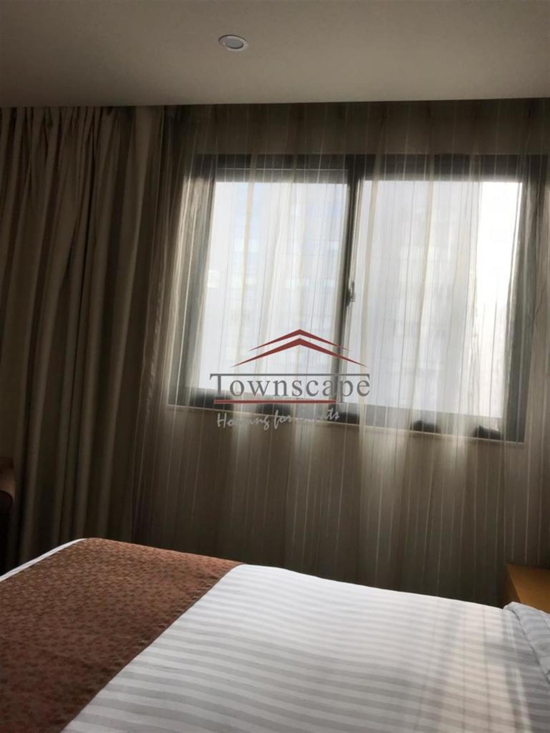 bright bedroom High End Putuo Service Apartments Available in Shanghai