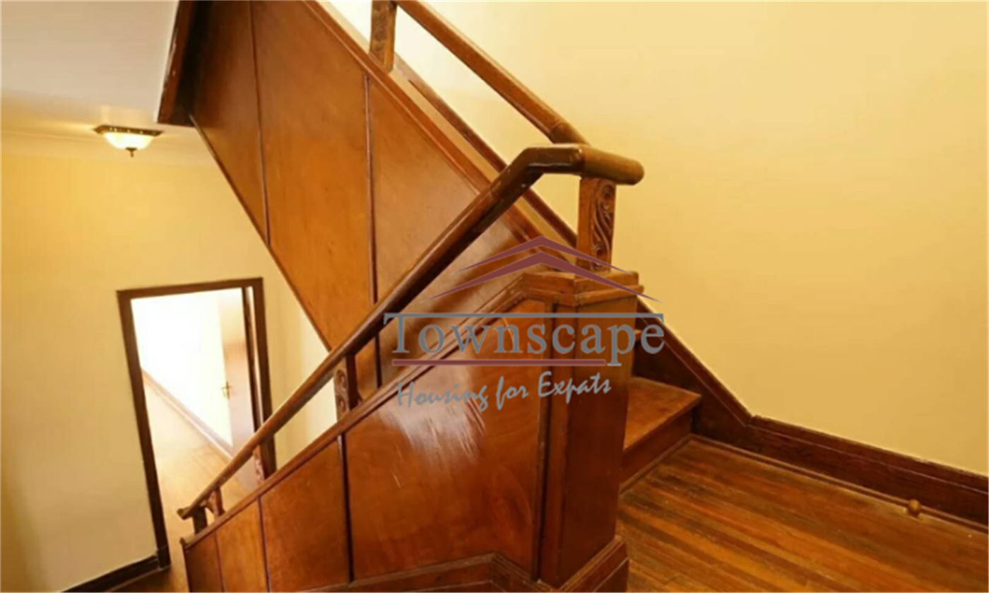 wide stairs FFC 3F+Terrace Lane House for Rent in Shanghai