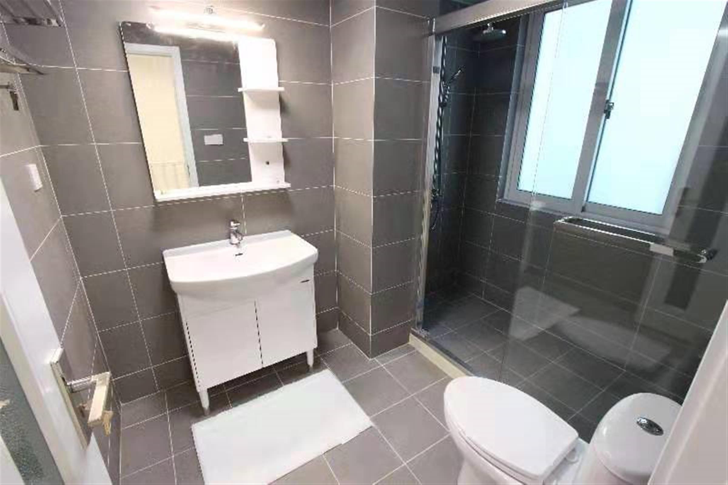 New Bathroom New Lux Penthouse Duplex in Da’an Garden in Jing’an for Rent in Shanghai