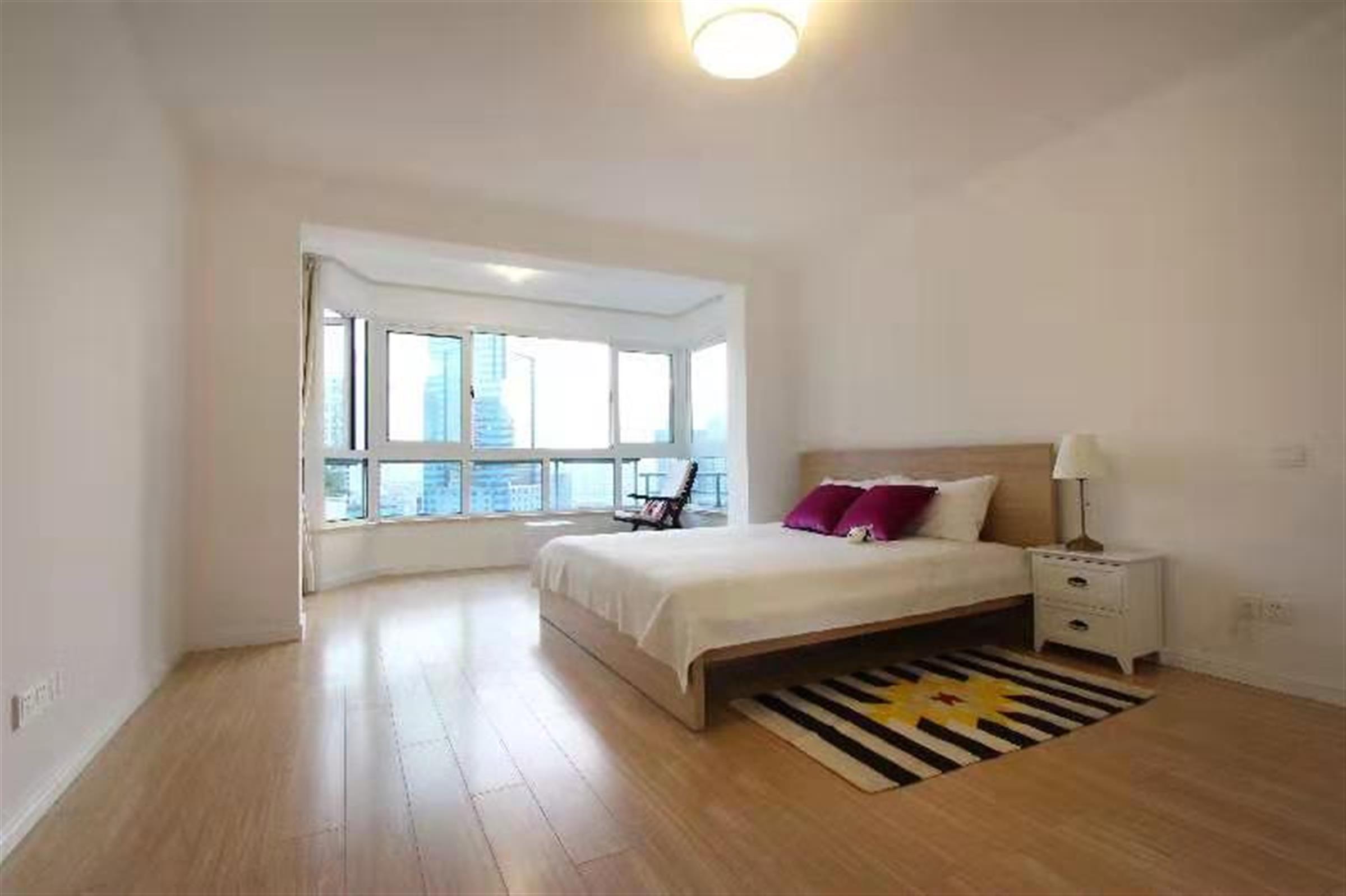Big Bedrooms New Lux Penthouse Duplex in Da’an Garden in Jing’an for Rent in Shanghai
