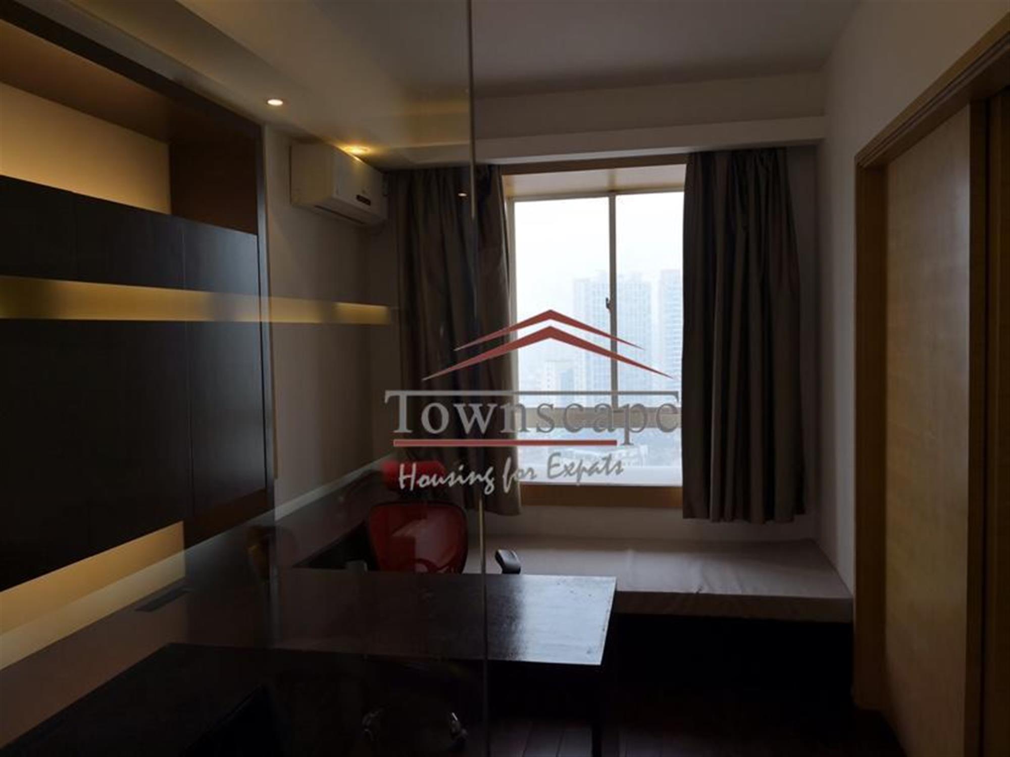 Spacious livingroom Spacious Newly Decorated Jing’an Apartment for Rent in Shanghai