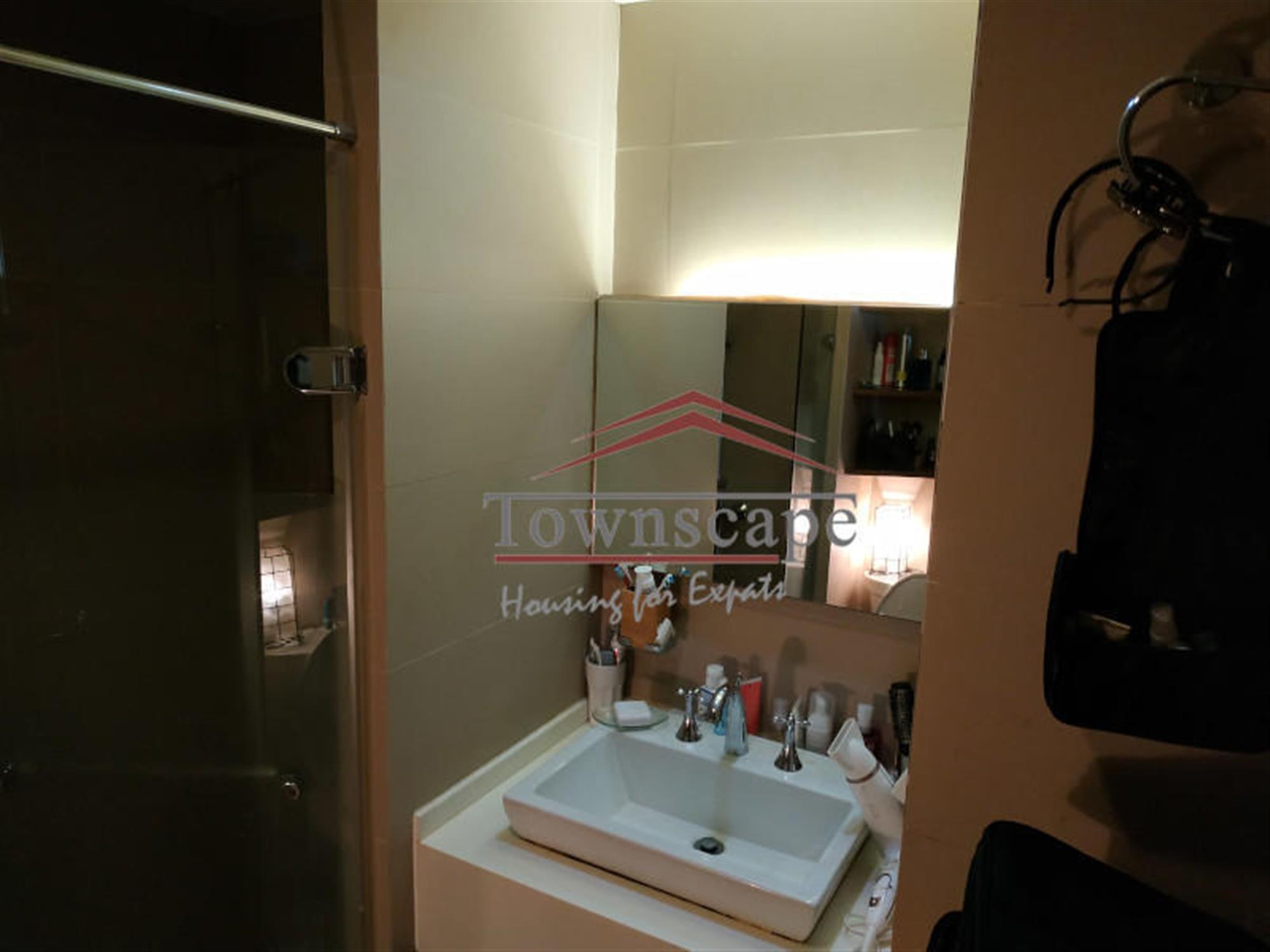bathroom Spacious Cozy XTD Apartment with Big Balcony for Rent in Shanghai
