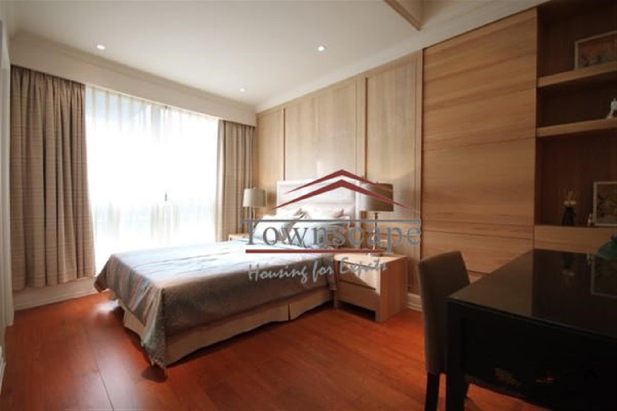 large bedroom New LARGE LUX Hongqiao Apartment in Shanghai for Rent