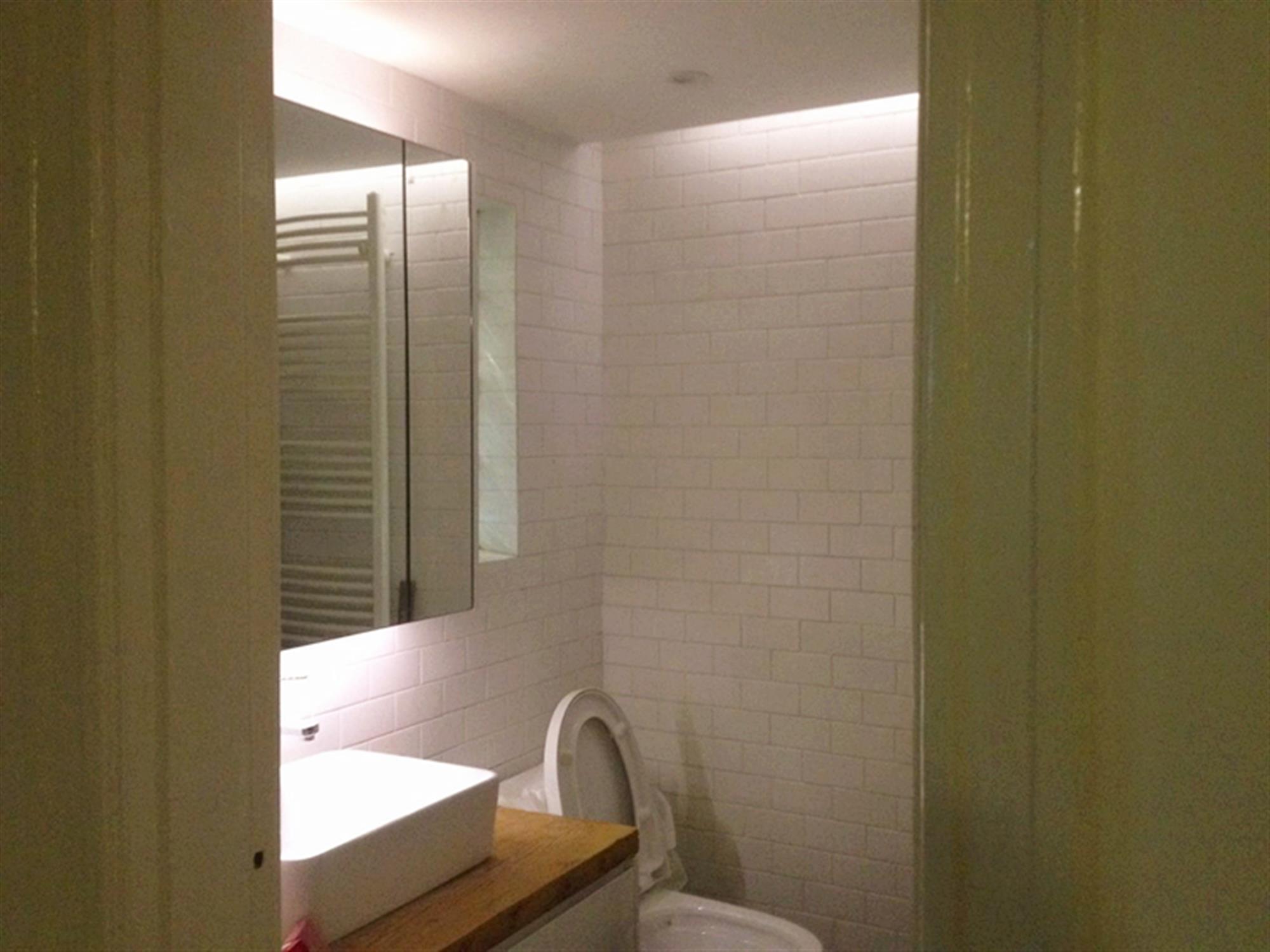 bathroom Modern Large Xujiahui Apartment for Rent in Shanghai