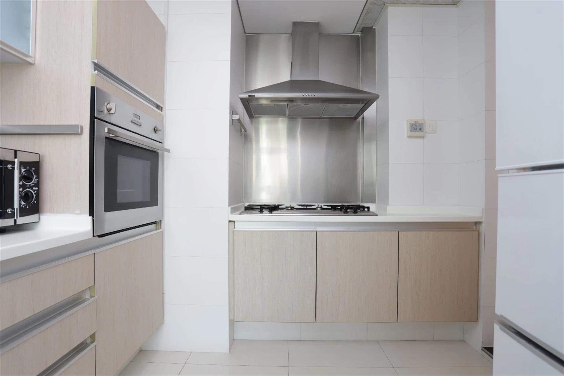 Large Kitchen New 8 Park Ave Apartment for Rent in Shanghai