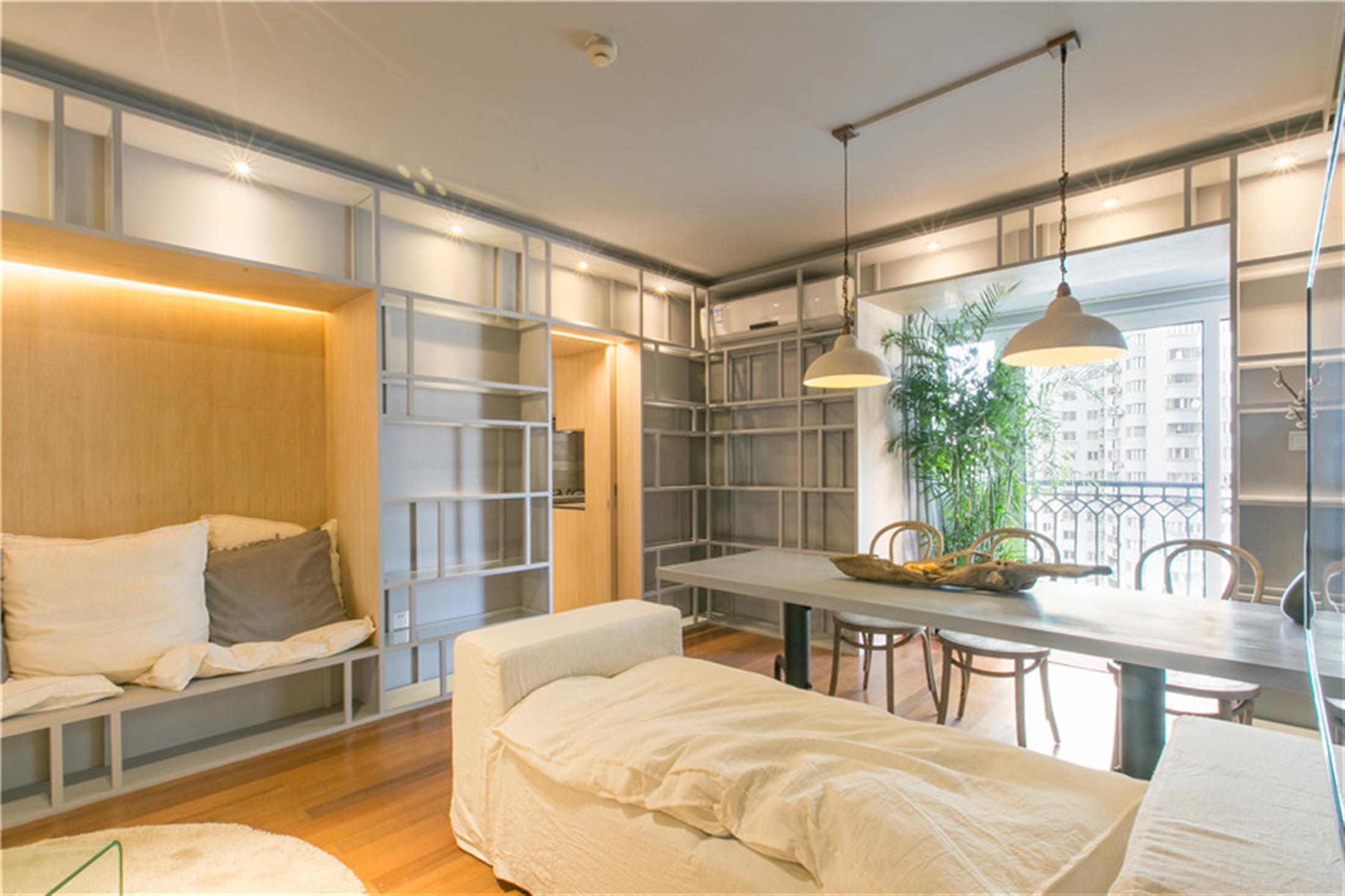Bright Rooms FFC Duplex w Brand-New Furnishings for Rent in Shanghai