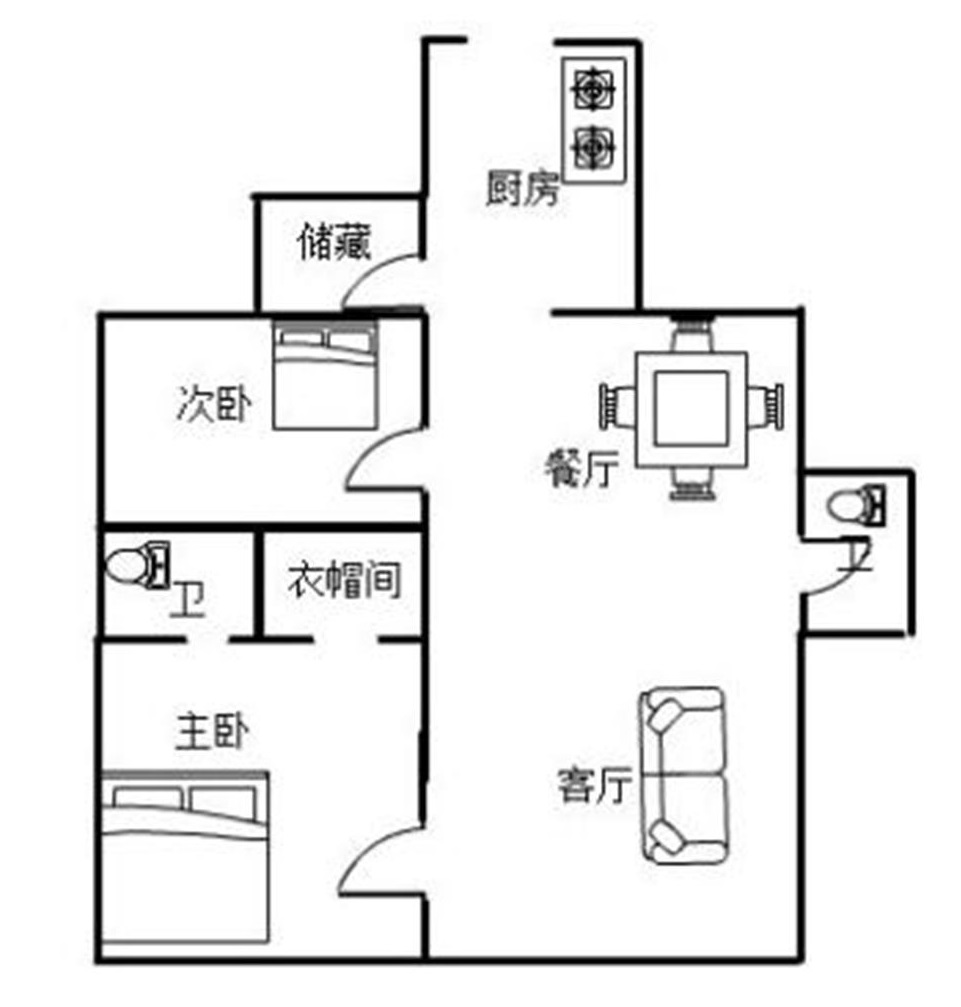 floor plan Spacious Unique VIP Art-Deco FFC Apartment for Rent in Shanghai
