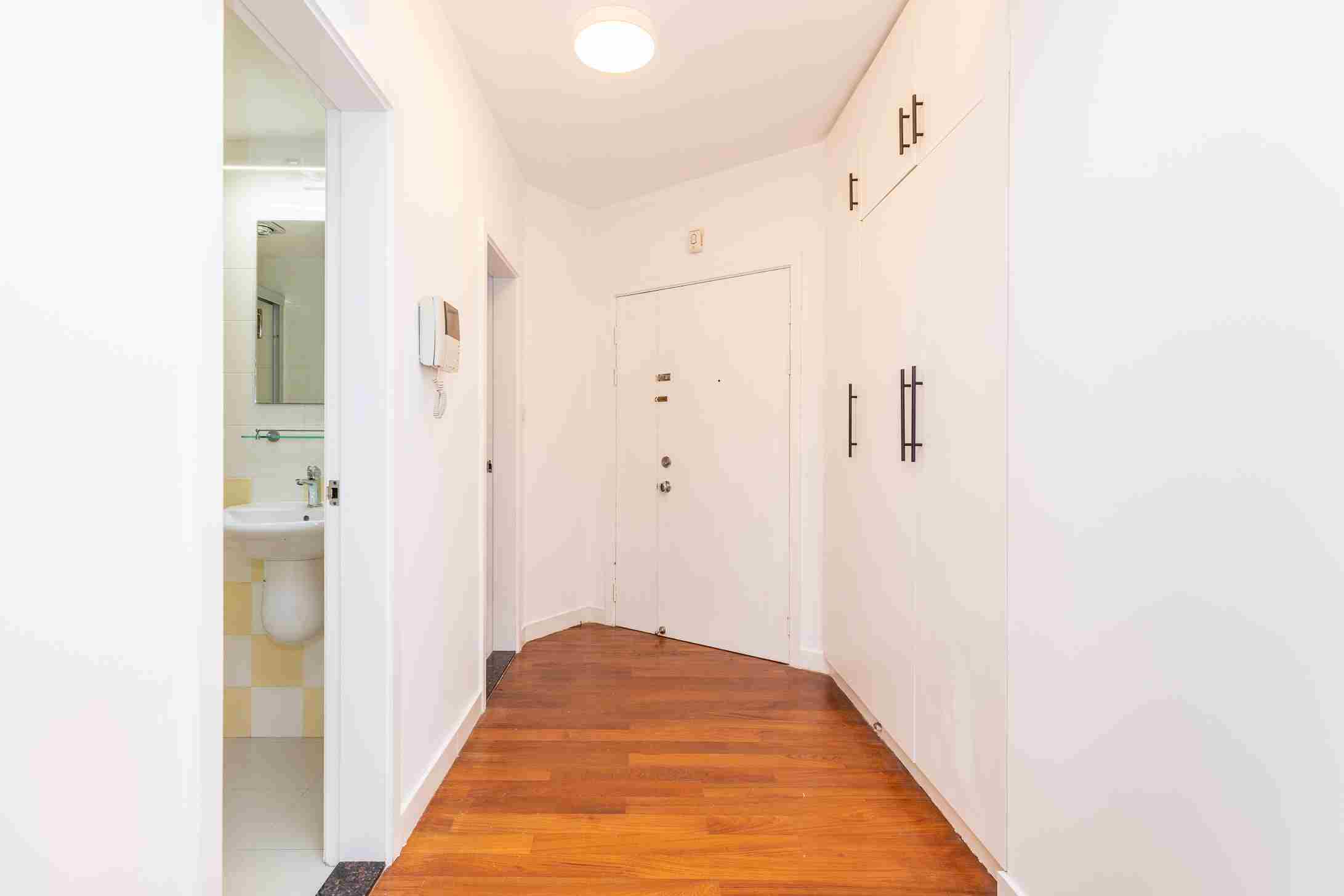 open hallway Bright Oriental Manhattan Apartment for Rent in Shanghai