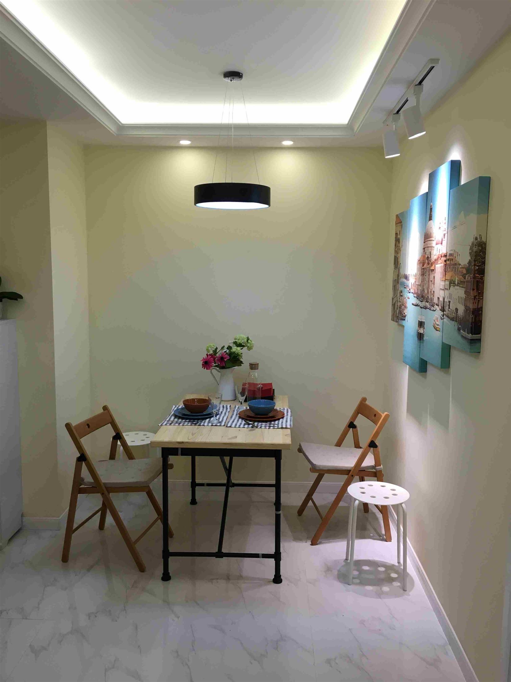 simple furnishings Comfy Nanjing W Rd Apartment for Rent in Shanghai