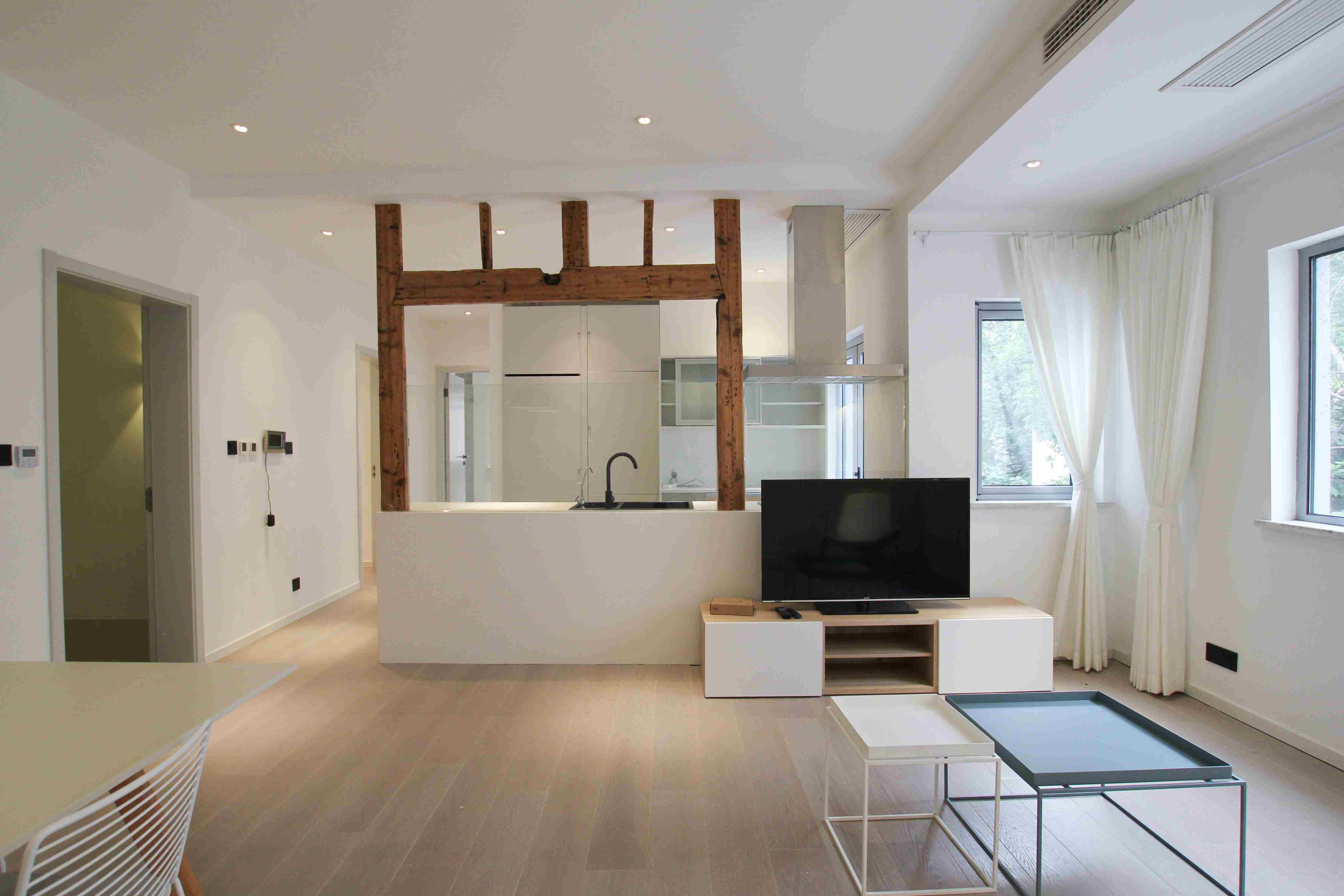 big open space Entire Spacious 2F Apt in Renovated FFC Lane House for Rent in Shanghai