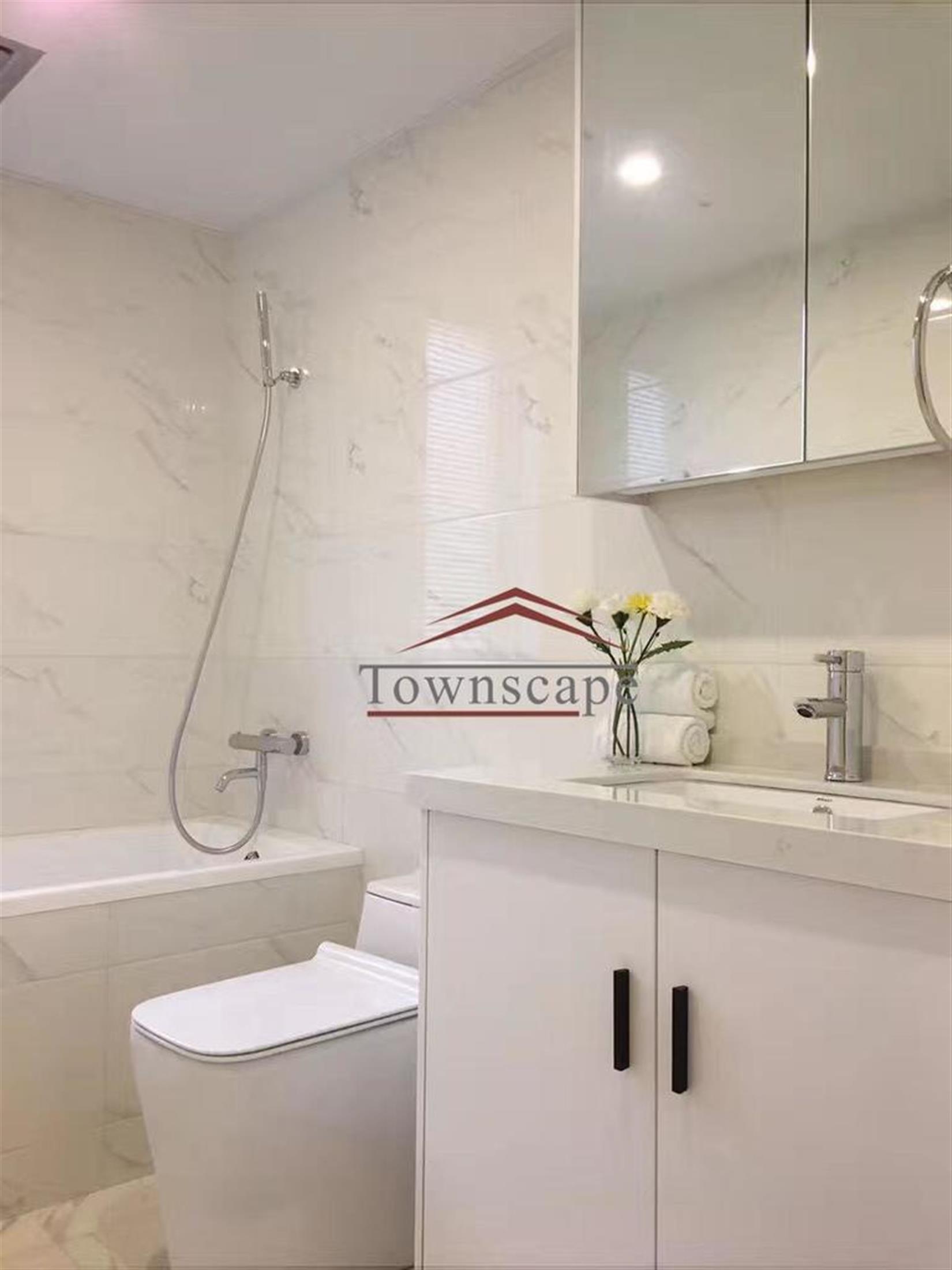 clean bathroom Big Bright LJZ Apartment for Rent in Shanghai