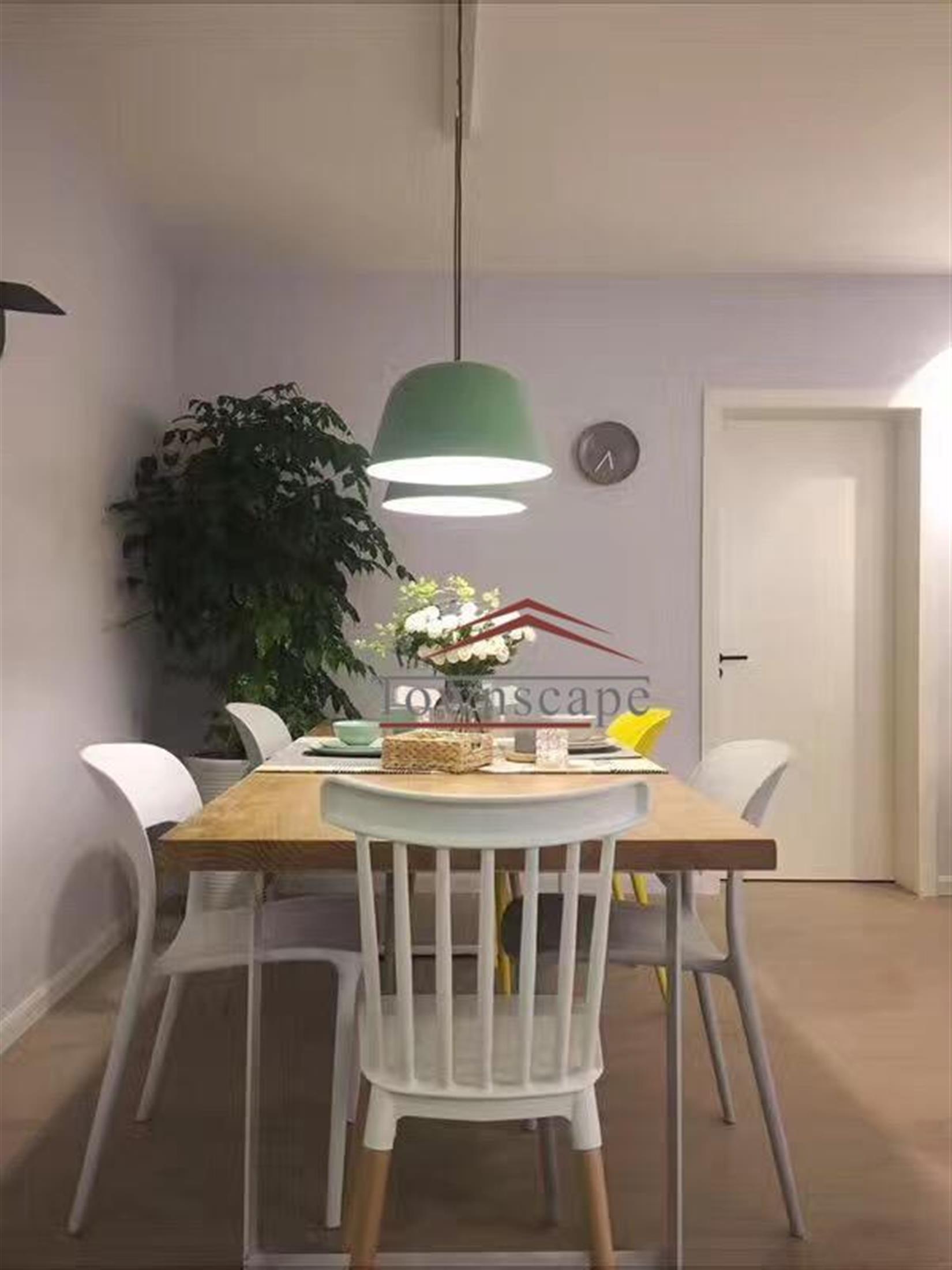 casual dining area Big Bright LJZ Apartment for Rent in Shanghai