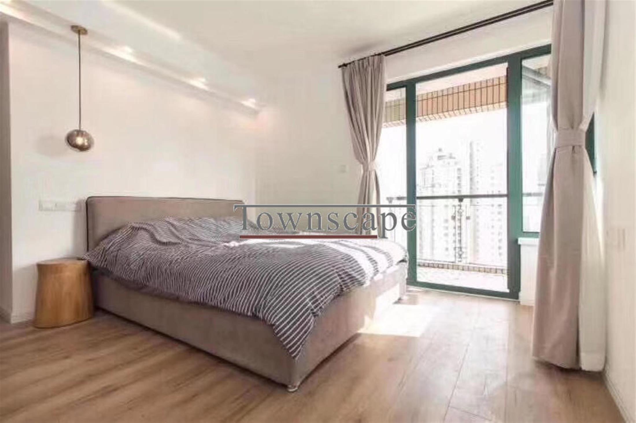 Spacious Bedroom Spacious Renovated FFC Courtyards Apartment w Great Views for Rent in Shanghai