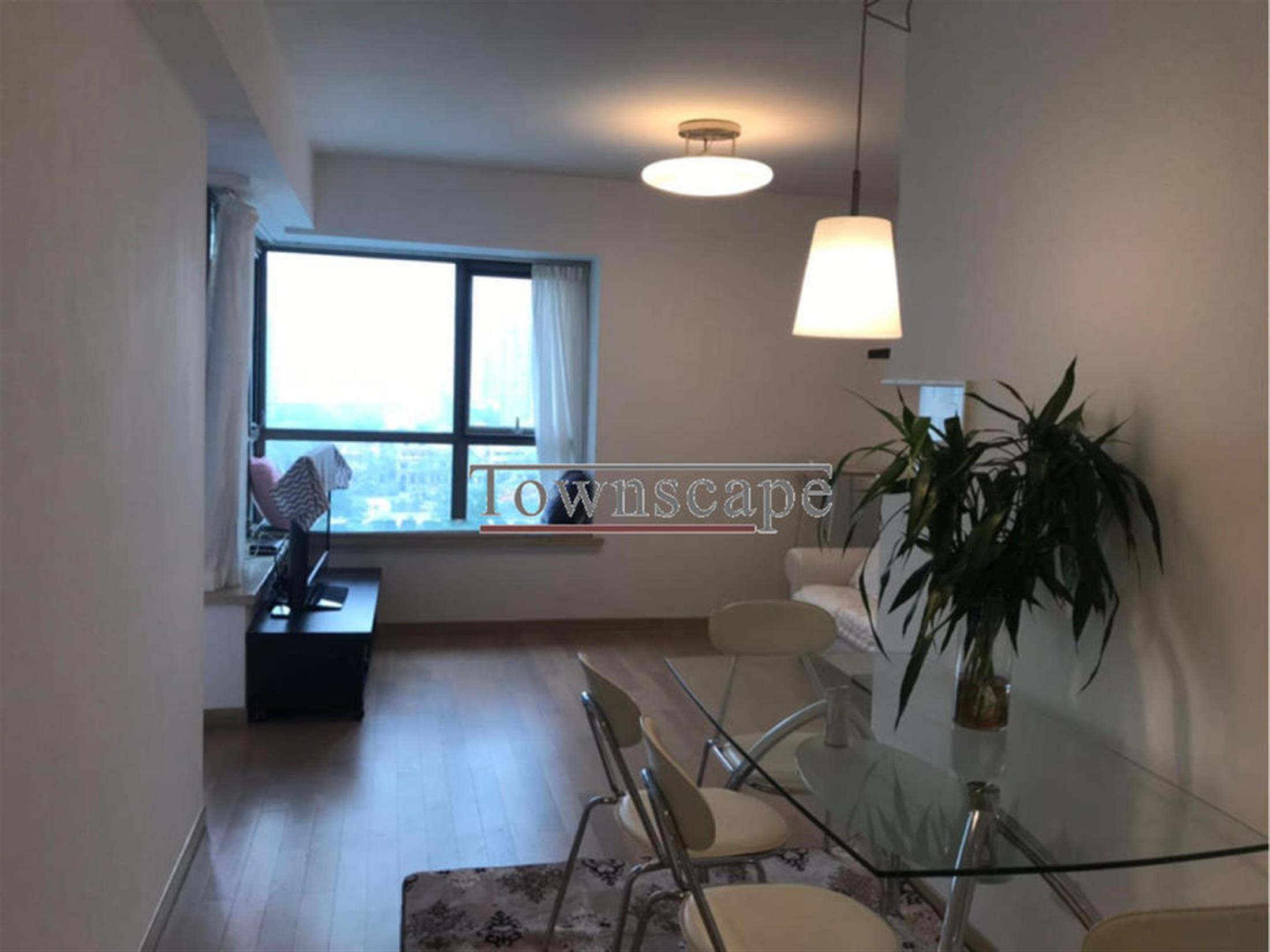 open living room Discounted Cozy 8 Park Avenue Apartment w Great Views for Rent in Shanghai
