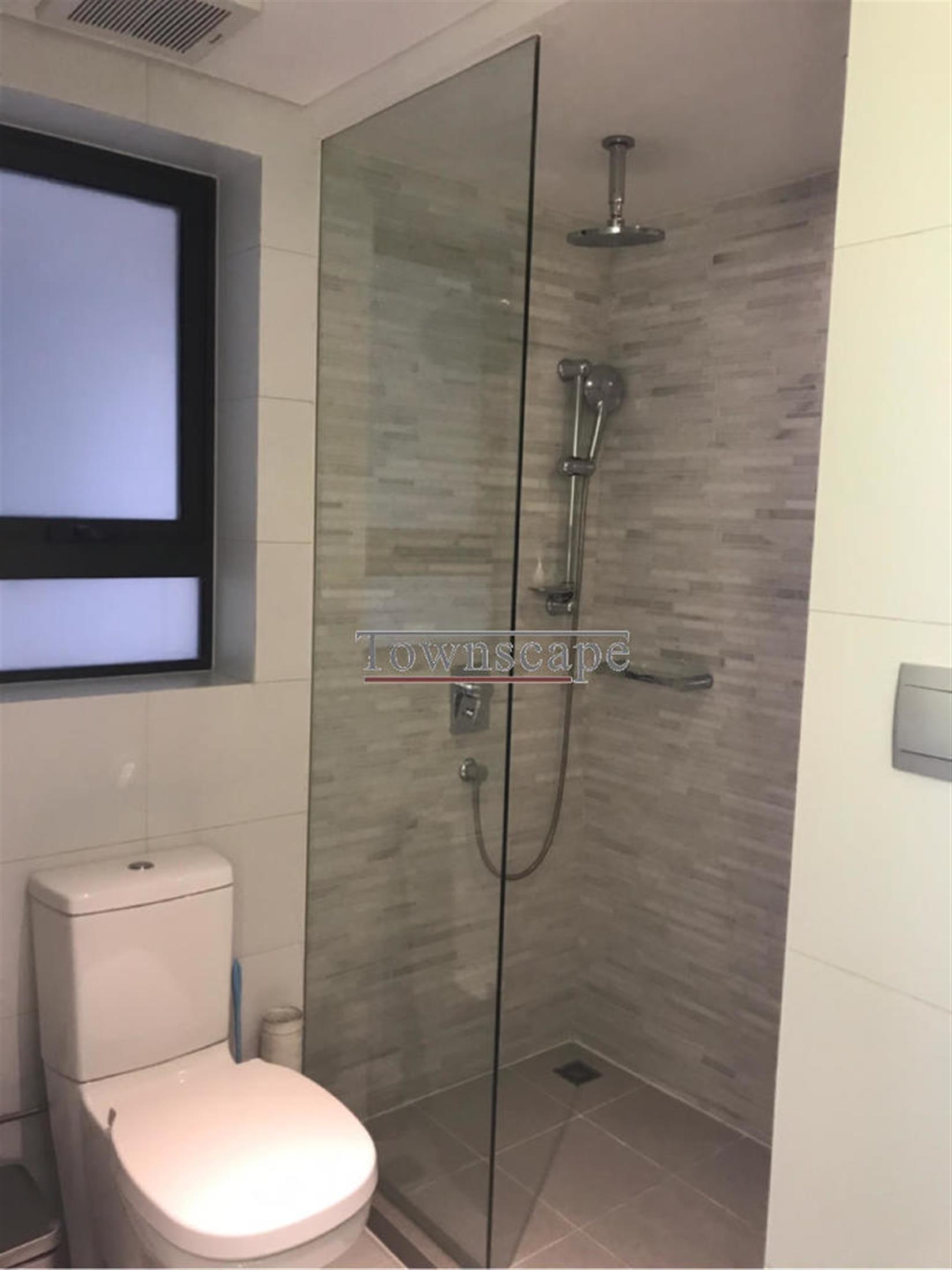 clean bathroom Top-End High-Quality Super-Convenient Service Apartment for Rent in Shanghai