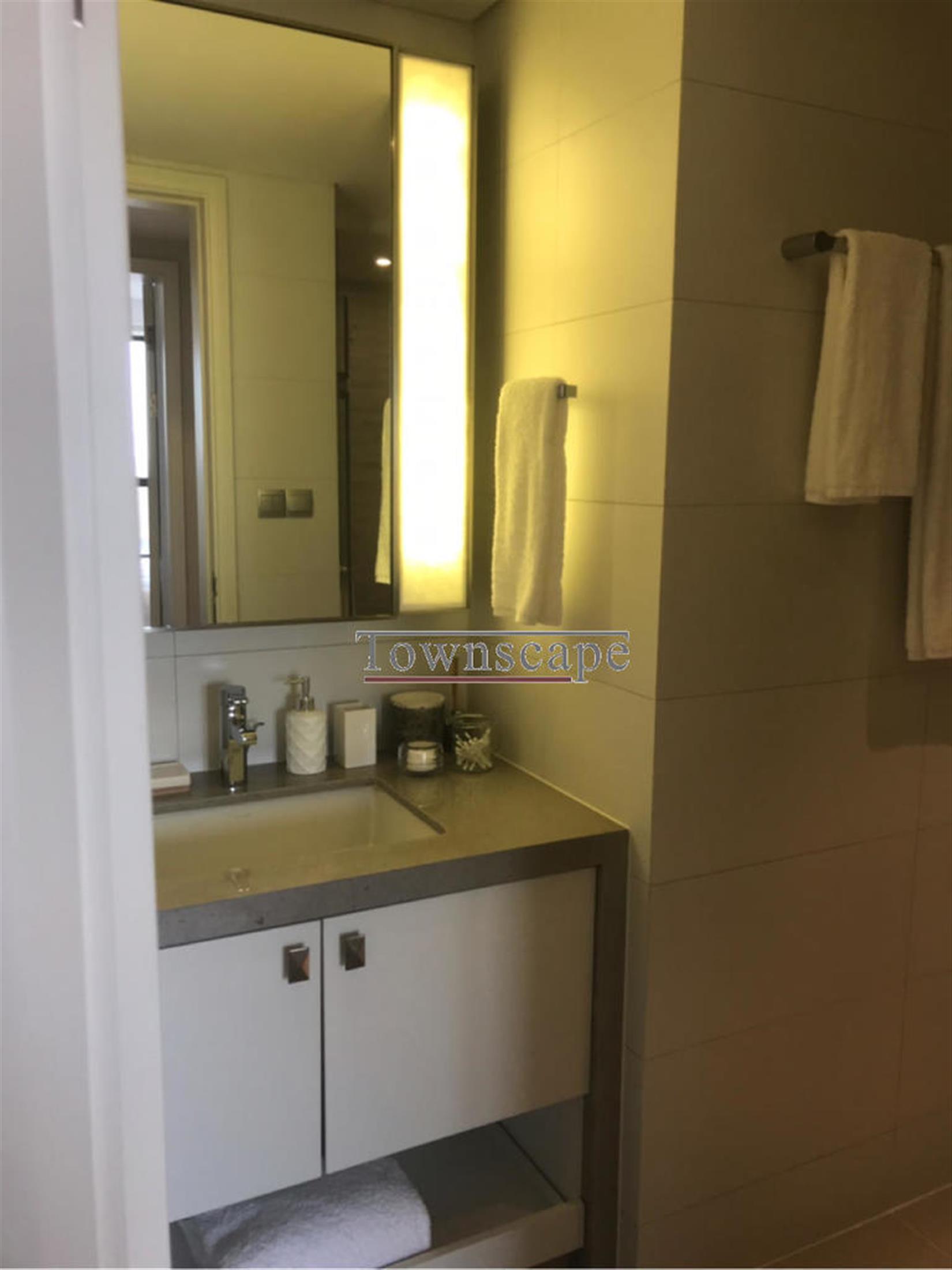 Clean towels Top-End High-Quality Super-Convenient Service Apartment for Rent in Shanghai