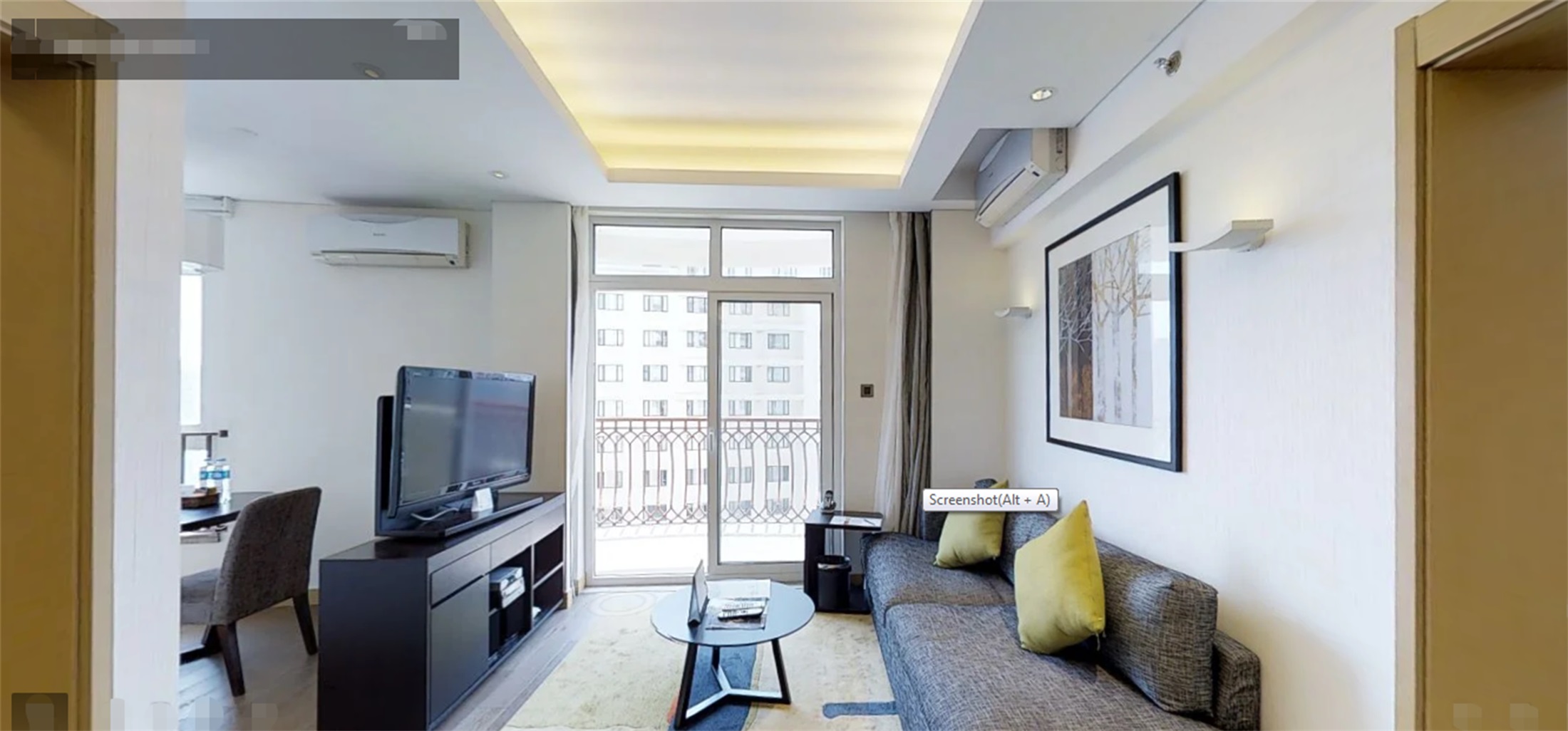 open living area Spacious High-Quality FFC Service Apartments for Rent in Shanghai